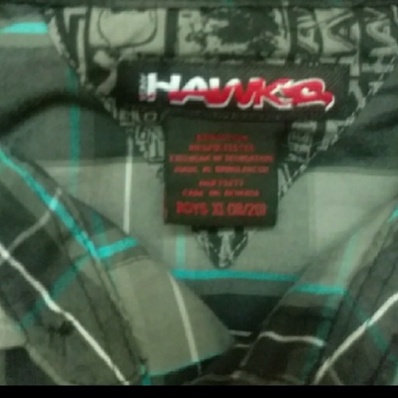 Tony Hawk boys button down long sleeve shirt - Picture 5 of 5